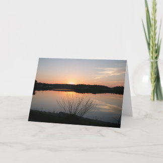 Sunset - Sympathy Card
