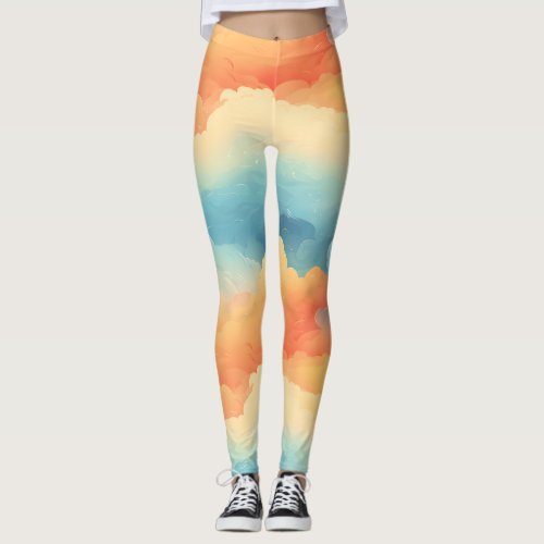 Sunset Symphony Ethereal Dusk Leggings