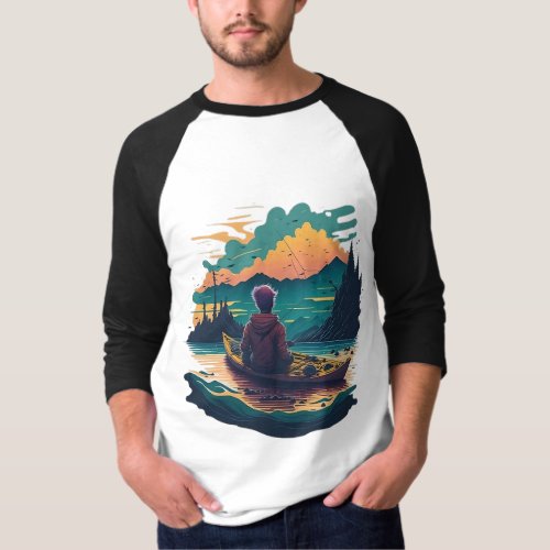 Sunset T_Shirt Design for Beach Lovers