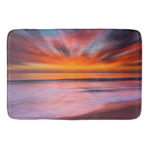 Sunset Tamarack Beach   Carlsbad, CA Bath Mat