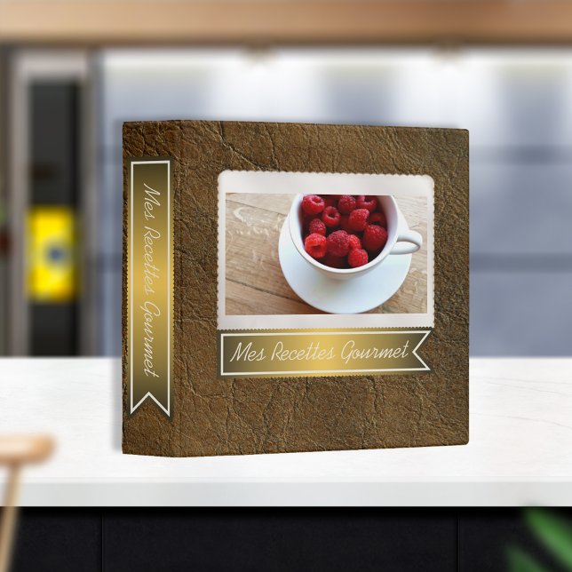 Sunset Tan Look of Leather Recipe Collection Binder (Creator Uploaded)