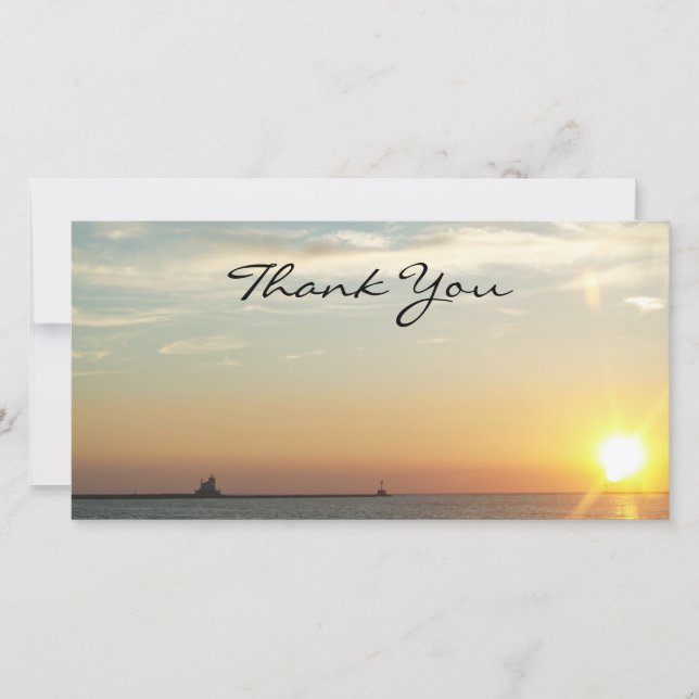 Sunset Thank You Photocard (Front)