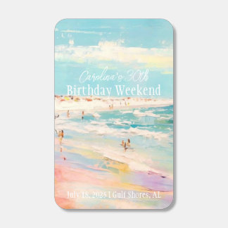 Sunset Themed 30th Birthday  Matchboxes