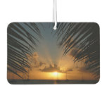 Sunset Through Palm Fronds Tropical Seascape Air Freshener