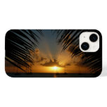 Sunset Through Palm Fronds Tropical Seascape Case-Mate iPhone 14 Case