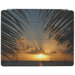 Sunset Through Palm Fronds Tropical Seascape iPad Smart Cover
