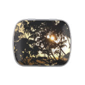Sunset Through Trees I Tropical Photography Candy Tin (Top)