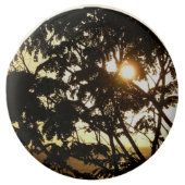 Sunset Through Trees I Tropical Photography Chocolate Dipped Oreo (Front)