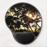 Sunset Through Trees I Tropical Photography Gel Mouse Pad
