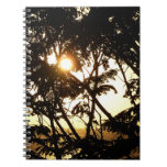 Sunset Through Trees I Tropical Photography Notebook