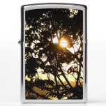 Sunset Through Trees I Tropical Photography Zippo Lighter