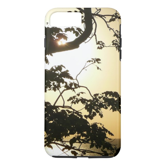 Sunset Through Trees II Tropical Photography Case-Mate iPhone Case (Back)