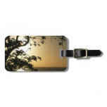 Sunset Through Trees II Tropical Photography Luggage Tag