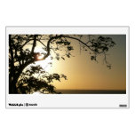 Sunset Through Trees II Tropical Photography Wall Sticker