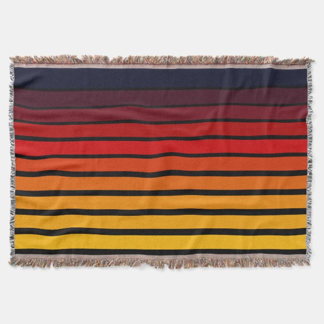Sunset Throw Blanket (Front)
