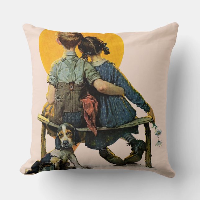 Sunset Throw Pillow (Front)