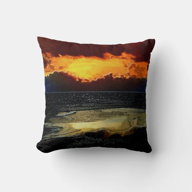 SUNSET   THROW PILLOW (Front)