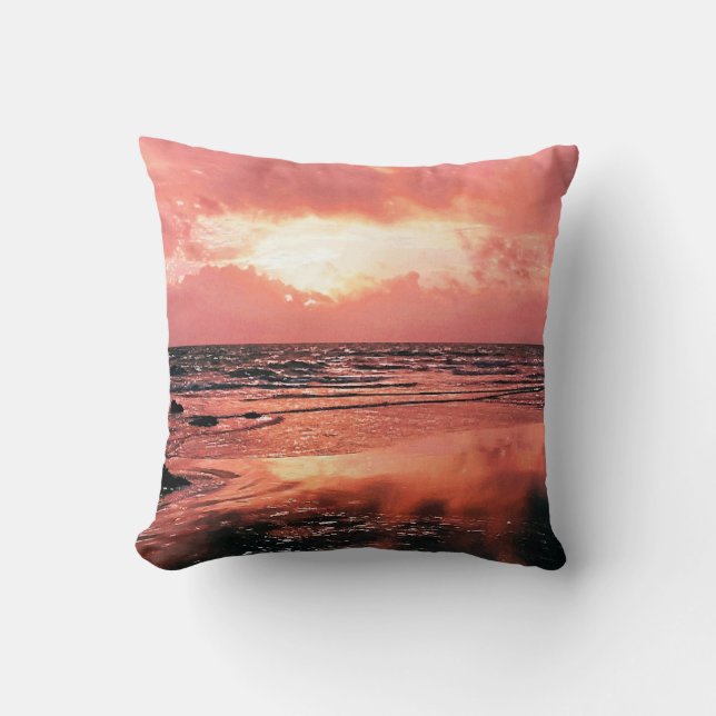 SUNSET THROW PILLOW (Front)