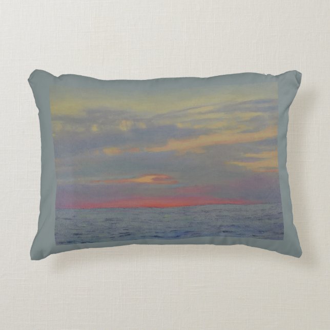 Sunset Throw Pillow (Front)