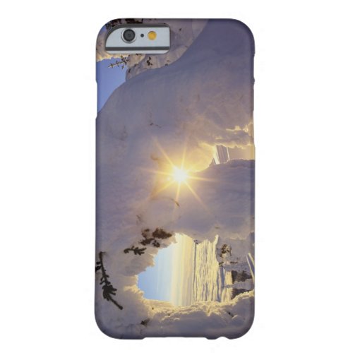 Sunset thru the Snowghosts at Big Mountain near Barely There iPhone 6 Case
