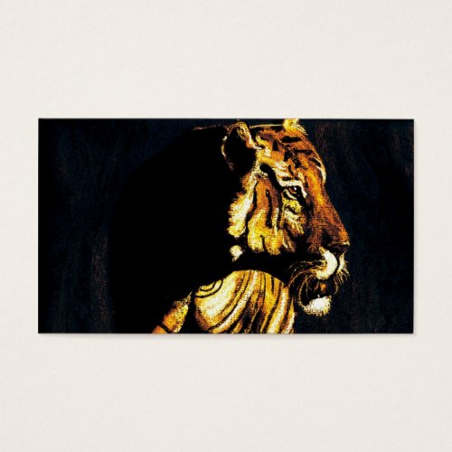 sunset tiger 2 business card templates