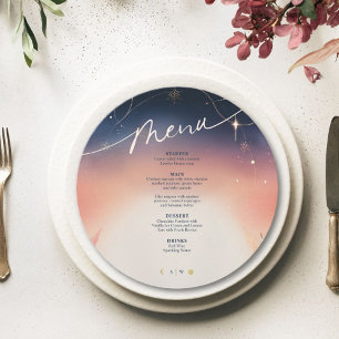 Sunset To Moonrise Round Menu