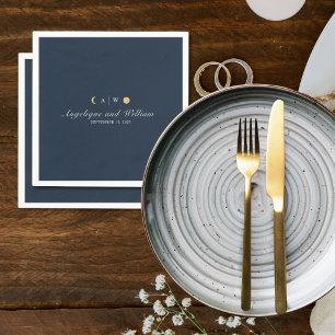 Sunset To Moonrise Wedding Napkins