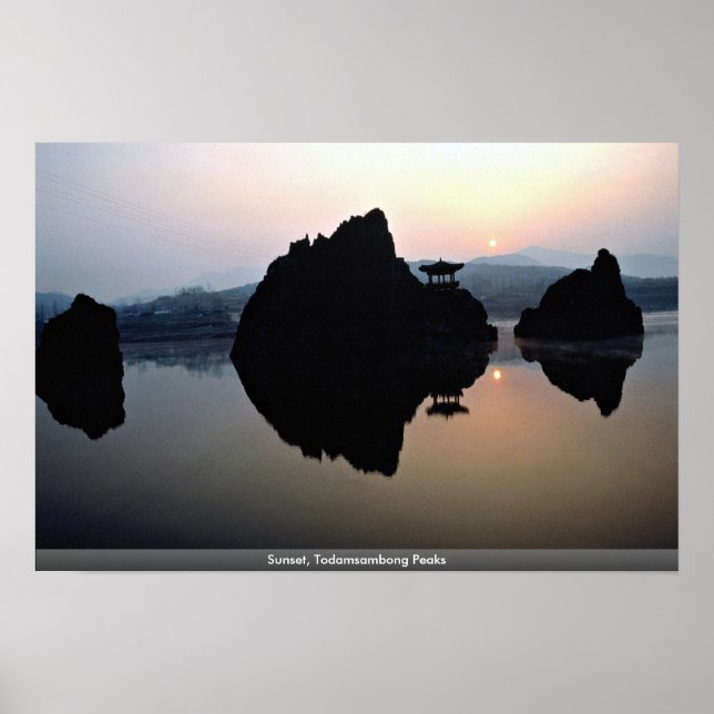 Sunset, Todamsambong Peaks Poster (Front)