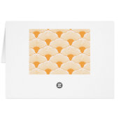 Sunset, tonal orange, concrete texture cards (Back Horizontal)