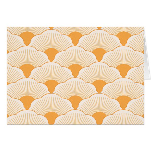 Sunset, tonal orange, concrete texture cards (Front Horizontal)