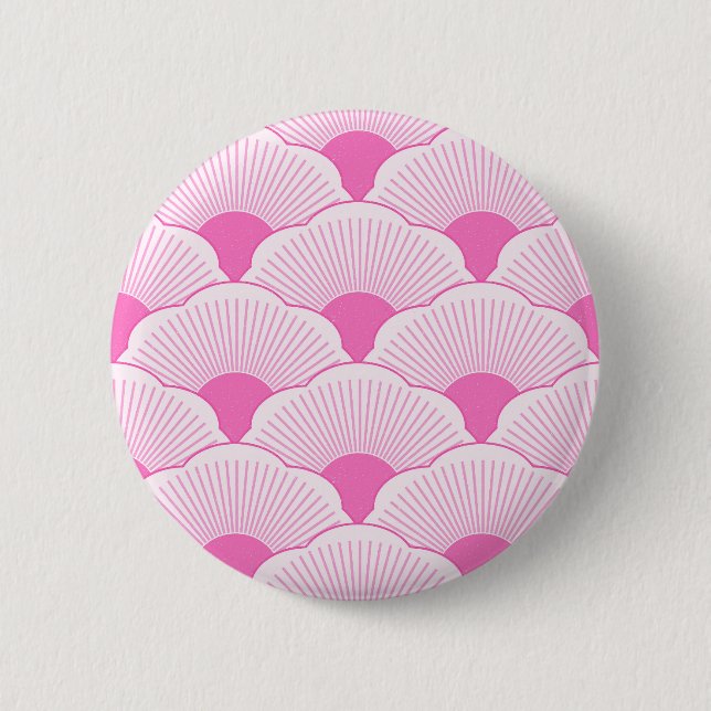 Sunset, tonal pink, concrete texture button (Front)