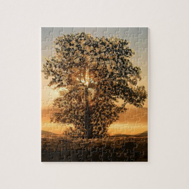Sunset Tree Puzzle (Vertical)
