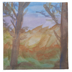 Sunset Trees Cloth Napkin