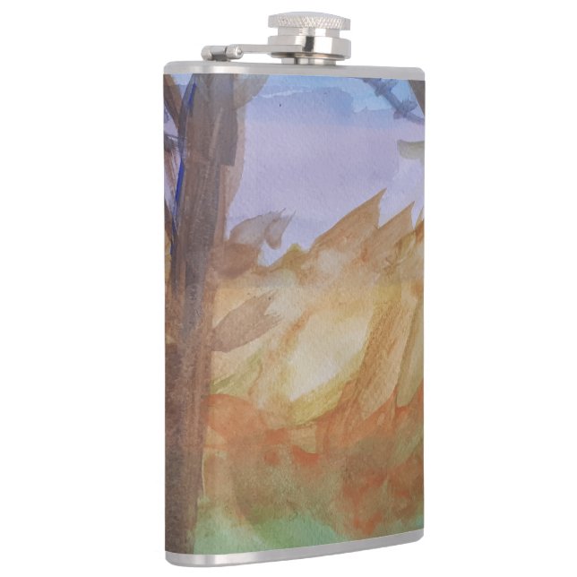 Sunset Trees Flask (Right)