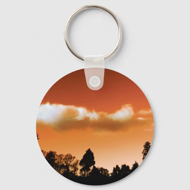 Sunset trees keychain (Front)