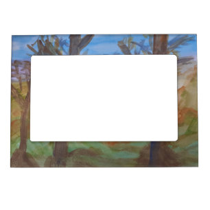 Sunset Trees Magnetic Frame