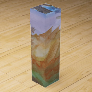 Sunset Trees Wine Box