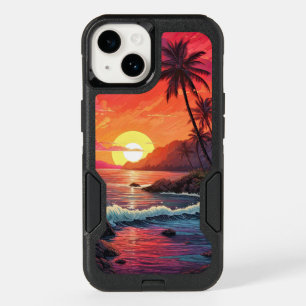 Sunset Tropical Beach Paradise Island OtterBox iPhone 14 Case