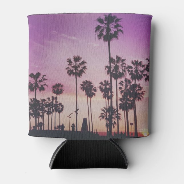 Sunset Tropical Beer Can Cooler (Front)
