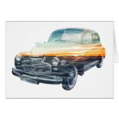 sunset vehicle double exposure (Front Horizontal)