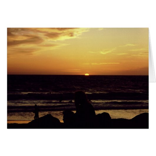 Sunset Venice CA. Cards (Front Horizontal)