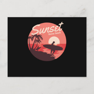 Sunset Venice Postcard