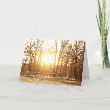 Sunset Verse Card by runninragged at Zazzle