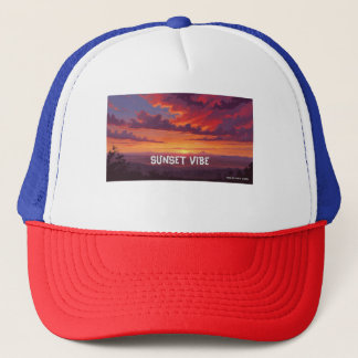 SUNSET VIBE TRUCKER HAT