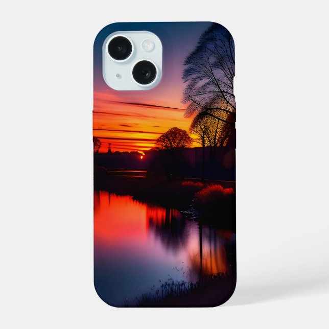 Sunset View One Iphone Case (Back)