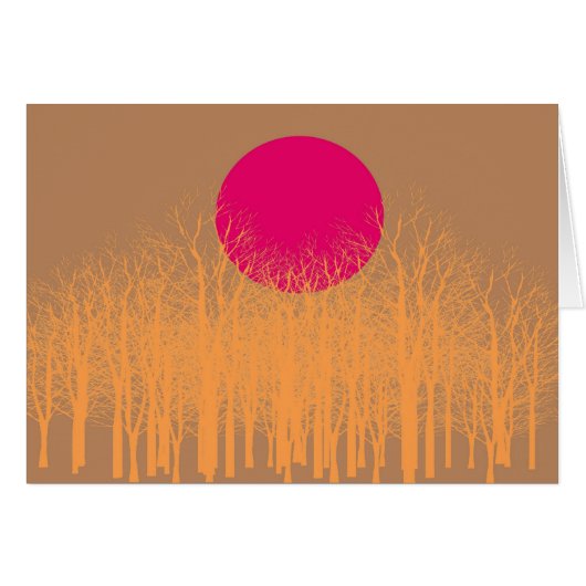 Sunset Vintage 2 Cards (Front Horizontal)