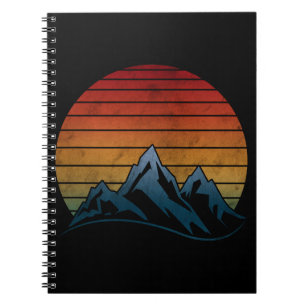 SUNSET VINTAGE MOUNTAIN NOTEBOOK