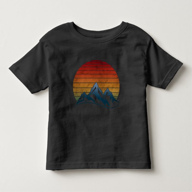SUNSET VINTAGE MOUNTAIN  TODDLER T-SHIRT (Front)
