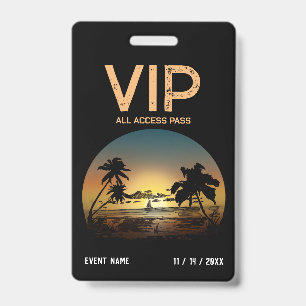 Sunset VIP Badge