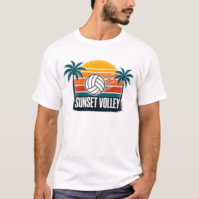 Sunset Volley T-Shirt (Front)